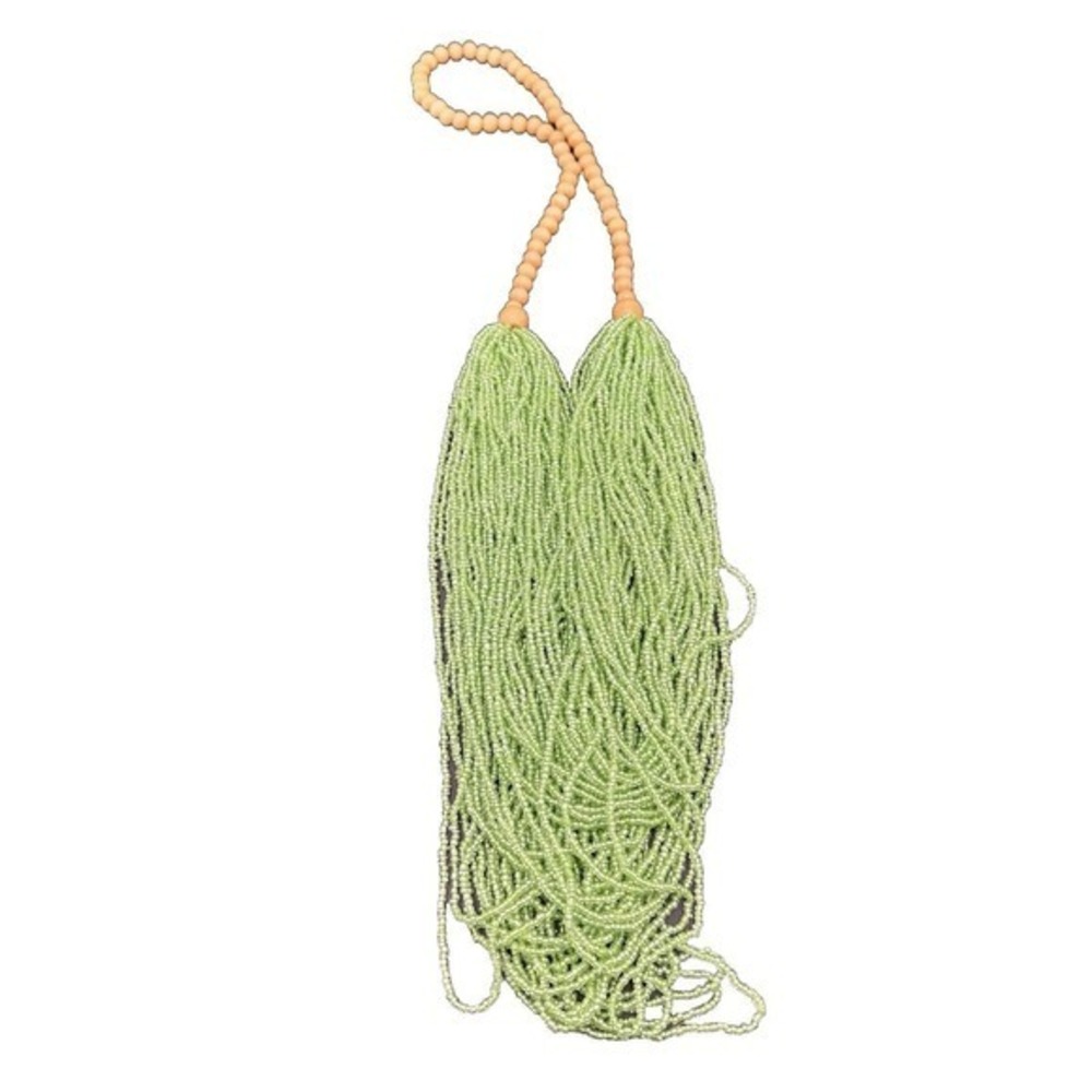 Joan Rivers Seed Bead &‎ Wood Beaded green Multi Strand 32" Necklace